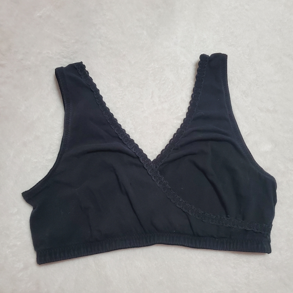 Motherhood Maternity Nursing/Sleep Bra, Black